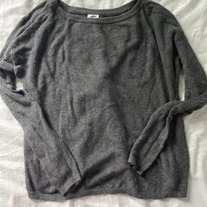 grey sweater
